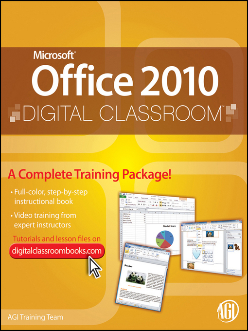 Title details for Microsoft Office 2010 Digital Classroom by AGI Creative Team - Available